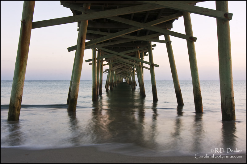 A veiw from under the pier.